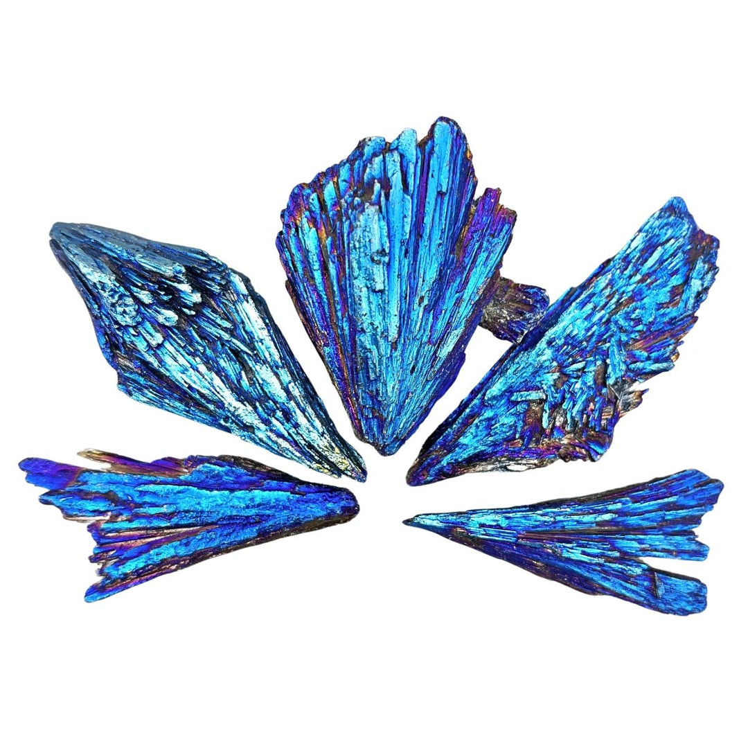 Titanium Blue Kyanite Fan (Size 1.5 to 3 Inches) Wholesale Raw Crystals Minerals GemstonesCrystal River Gems