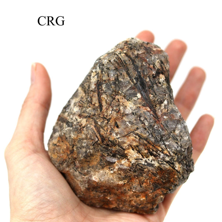 Tourmalated Quartz Rough (5 Kilograms) Size 1 to 3 Inches Bulk Wholesale Lot Crystal MineralsCrystal River Gems