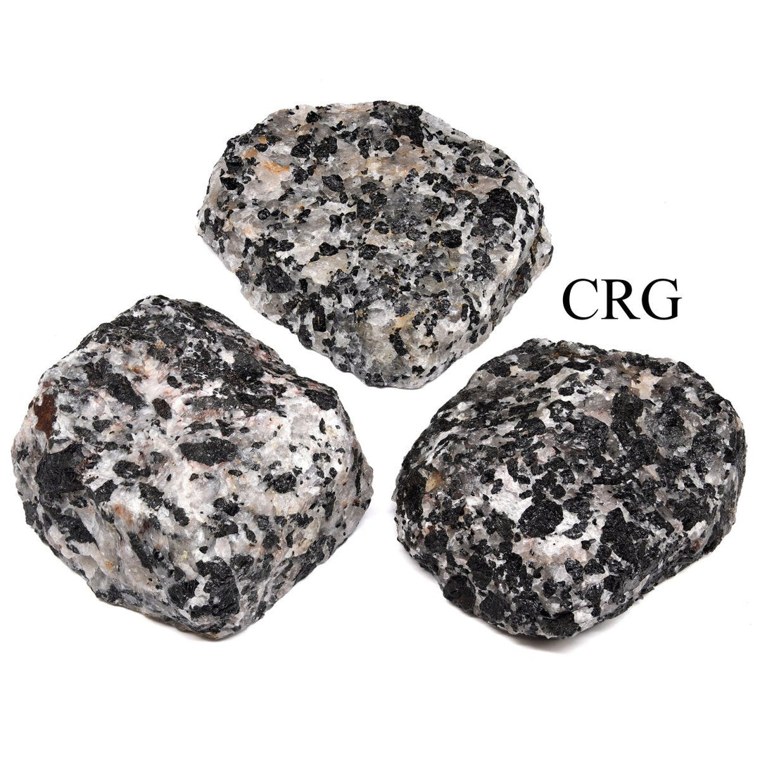 Tourmalated Quartz Rough Incense Holder with Felt Base (1 Piece) Size 2.5 to 3.5 Inches Crystal Gemstone Decor