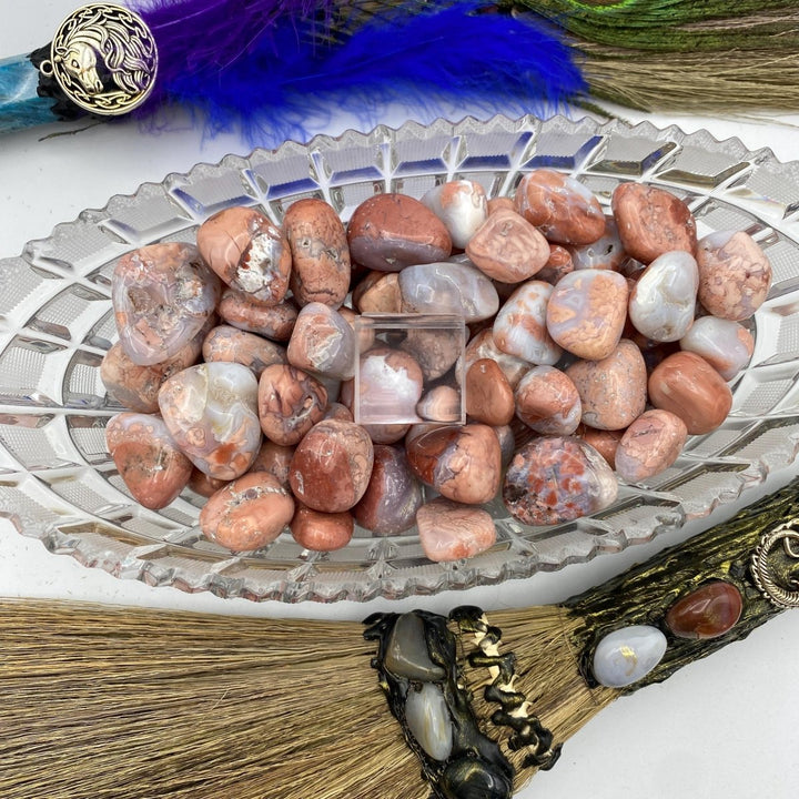 Tumbled Petal Agate 20 to 30 mmCrystal River Gems