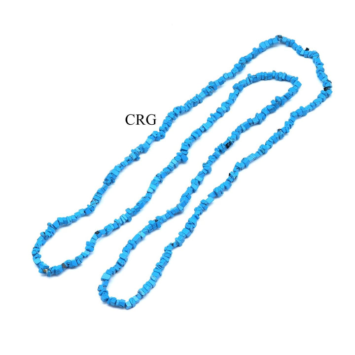 Turquoise Inspired Strand Chip Necklace (32 Inches) (1 Piece)Crystal River Gems