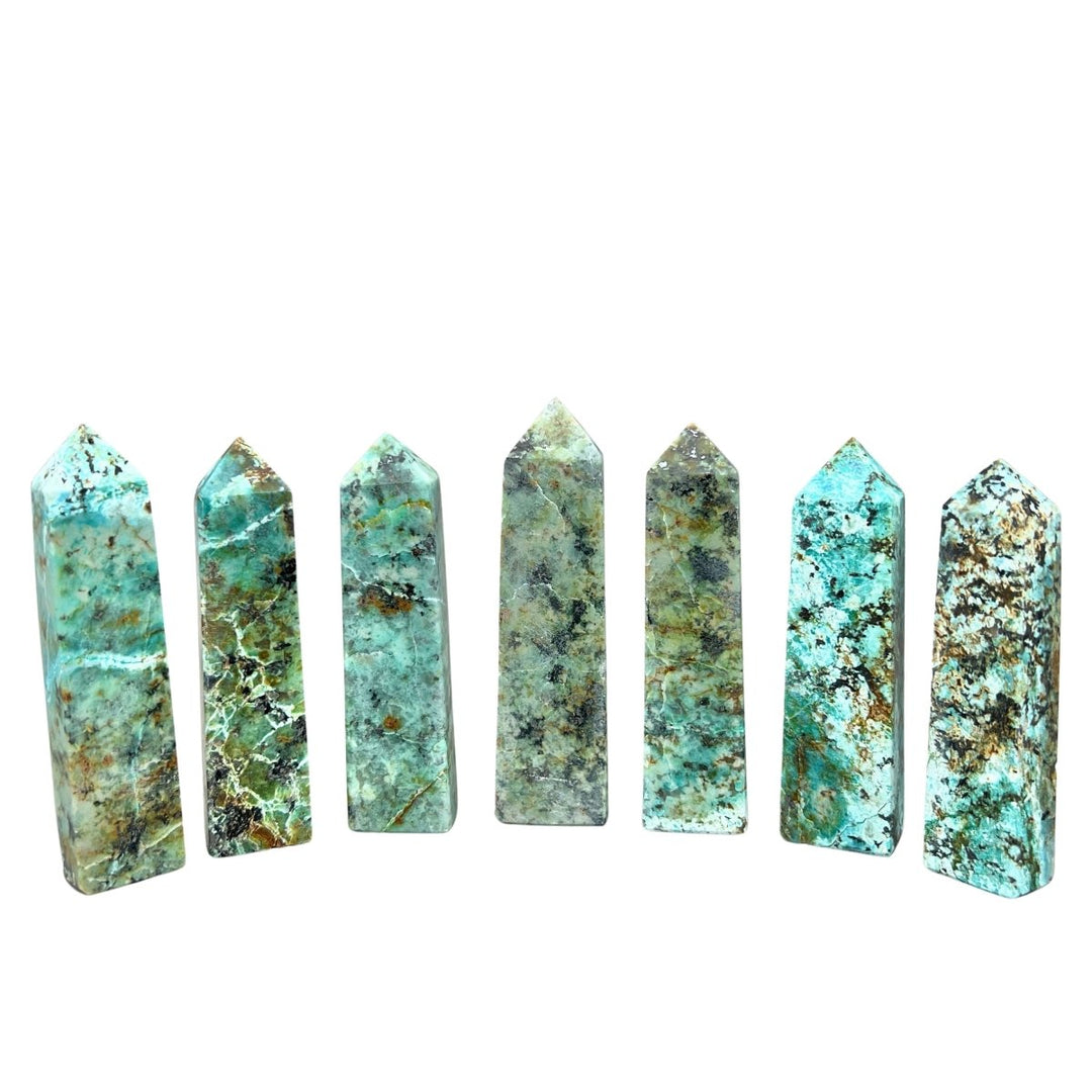 Turquoise Point (1 Pound) Size 3 to 4 Inches Standing Tower Points