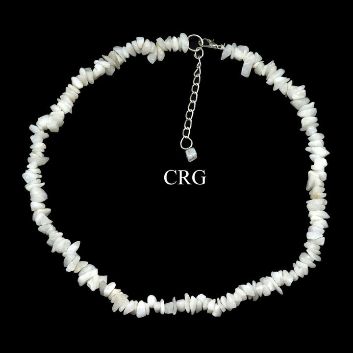 White Quartz Strand Chip Choker Necklace (16 Inches) (4 Pieces)Crystal River Gems
