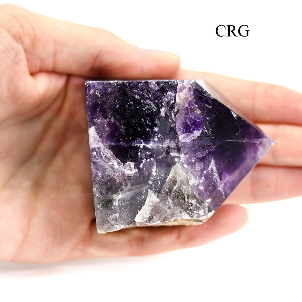 Amethyst Top Polished Points / 1.5 - 3" AVG - 1 KILO LOTCrystal River Gems