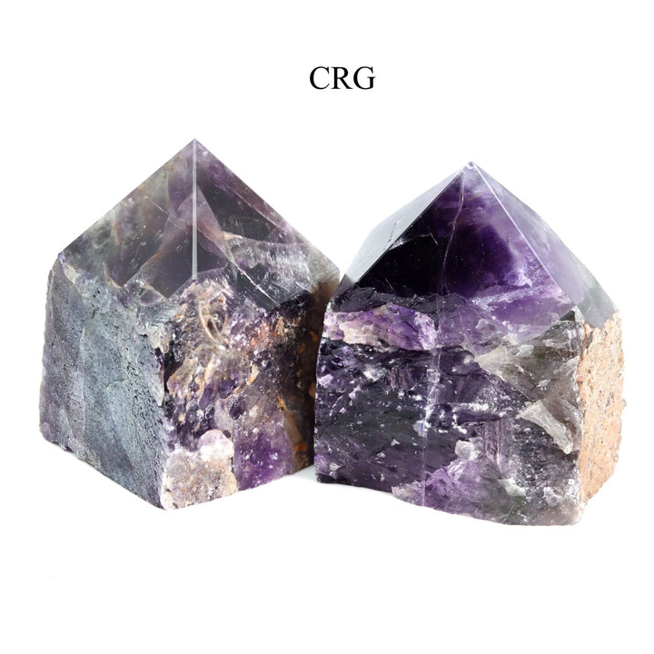 Amethyst Top Polished Points / 1.5 - 3" AVG - 1 KILO LOTCrystal River Gems