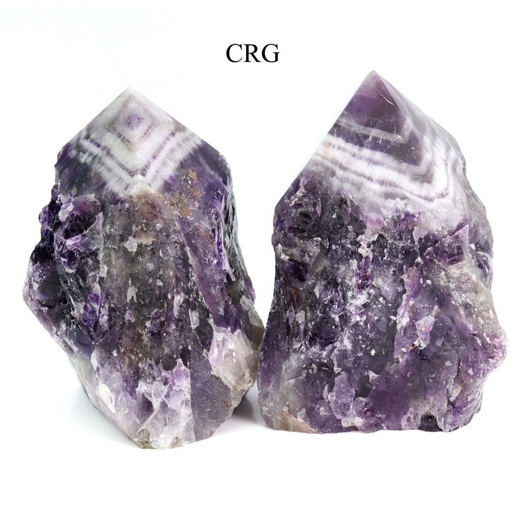 Amethyst Top Polished Points / 1.5 - 3" AVG - 1 KILO LOTCrystal River Gems