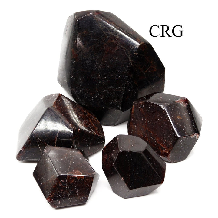 Polished Extra Quality Faceted Garnet Stones / 1.5 - 4" AVG - 1 KILO LOTCrystal River Gems