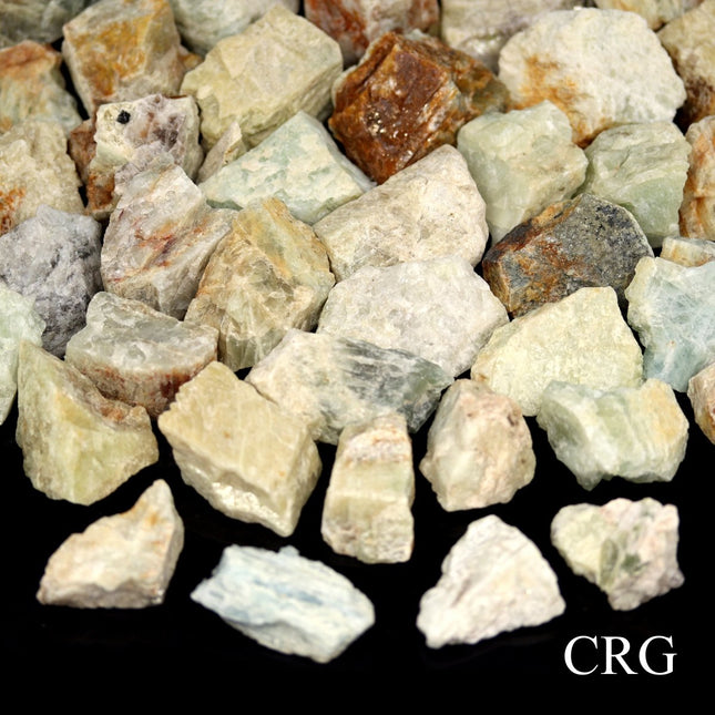Aquamarine Rough Stones from Brazil 1 LB. LOT