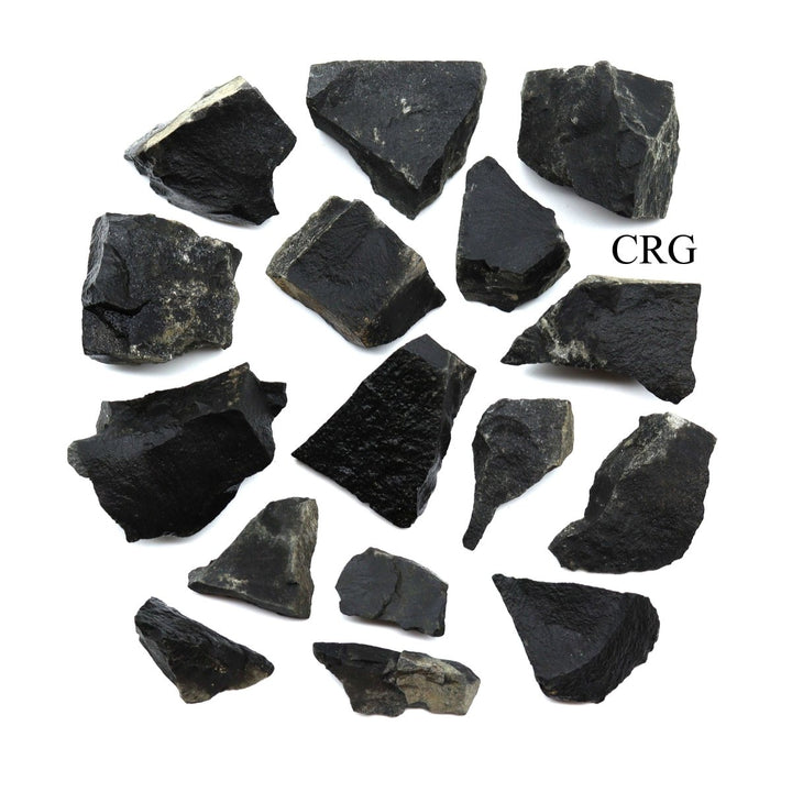 Rough Black Basalt / 1.5 - 2.5" AVG - 1 LB. LOTCrystal River Gems