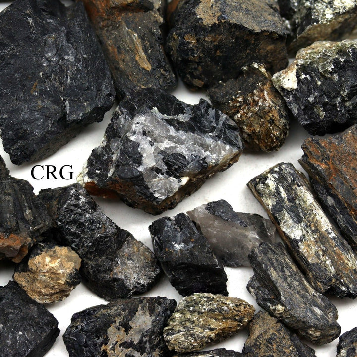 Rough Black Tourmaline / 1 - 5" AVG - 1 LB. LOTCrystal River Gems