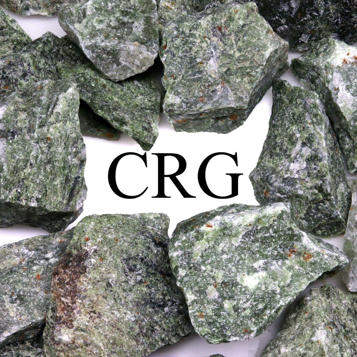 5 KILO LOT - Brazilian Rough Green Serpentine 2 - 4 CM AVGCrystal River Gems