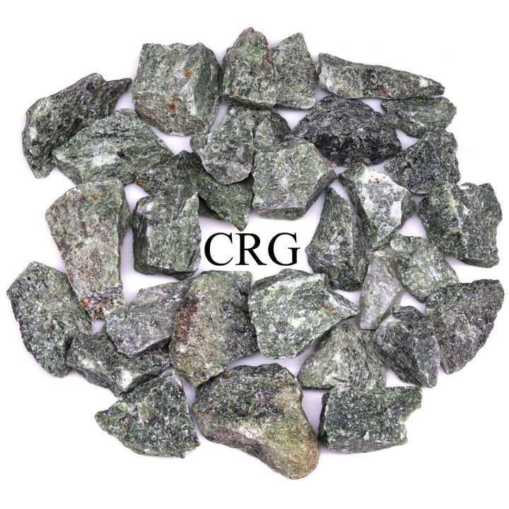5 KILO LOT - Brazilian Rough Green Serpentine 2 - 4 CM AVGCrystal River Gems