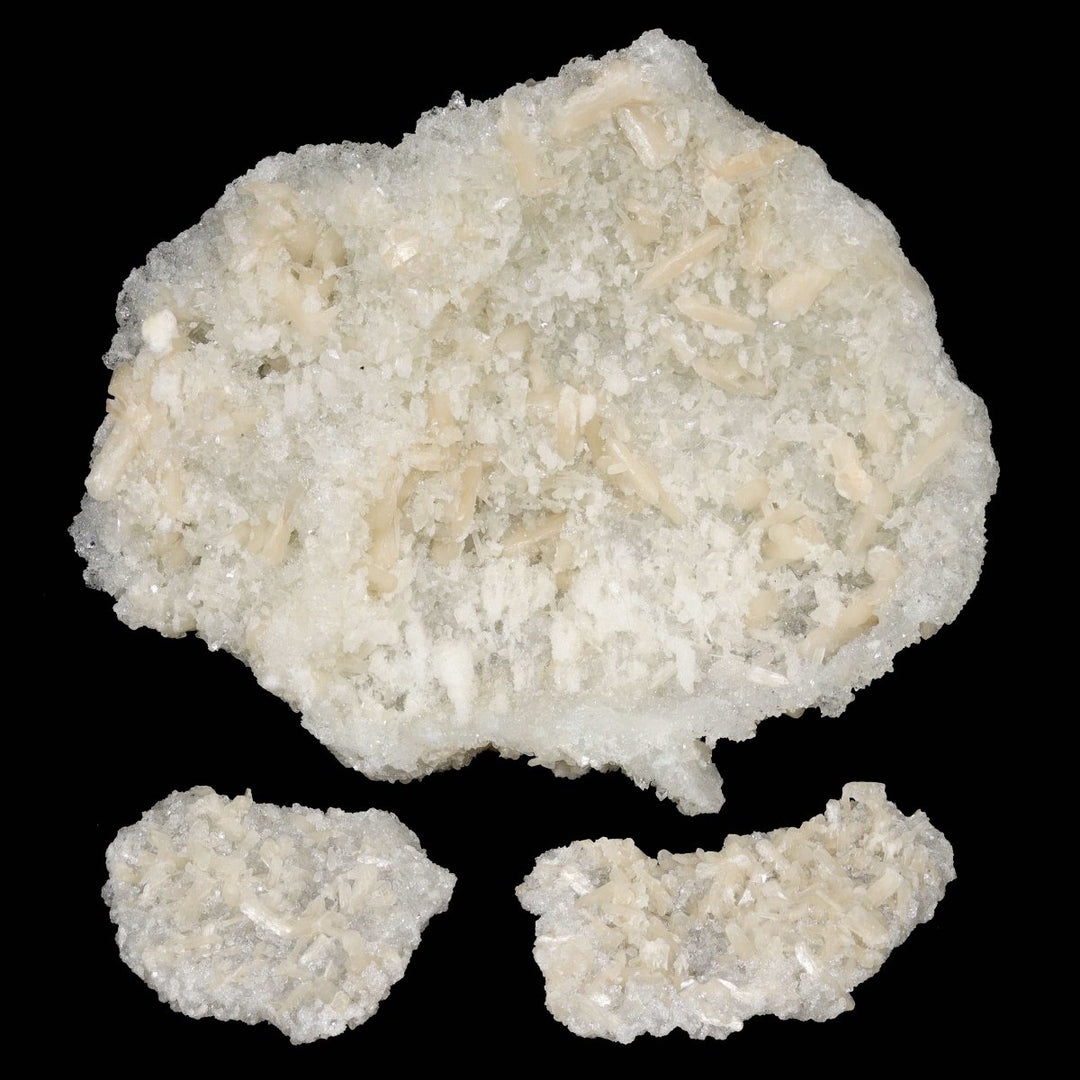 Diamond Apophyllite Clusters / 2 - 6" AVG - 1 KILO LOTCrystal River Gems