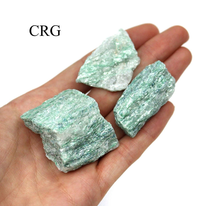 Rough Green Aventurine / 1 - 2" AVG - 1 KILO LOTCrystal River Gems