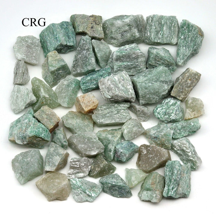 Rough Green Aventurine / 1 - 2" AVG - 1 KILO LOTCrystal River Gems