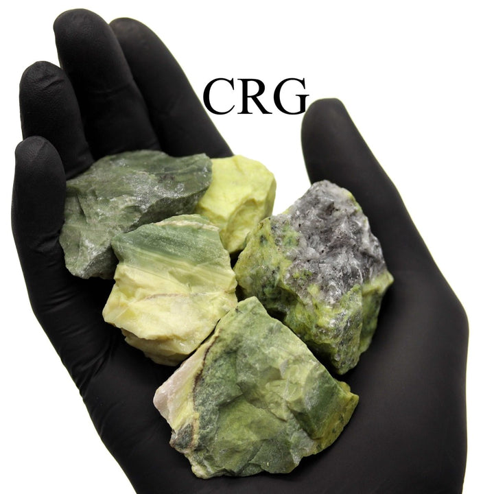 Rough Serpentine / 25 - 40mm AVG - 1 KILO LOTCrystal River Gems