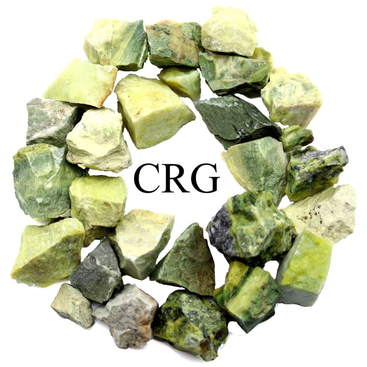 Rough Serpentine / 25 - 40mm AVG - 1 KILO LOTCrystal River Gems