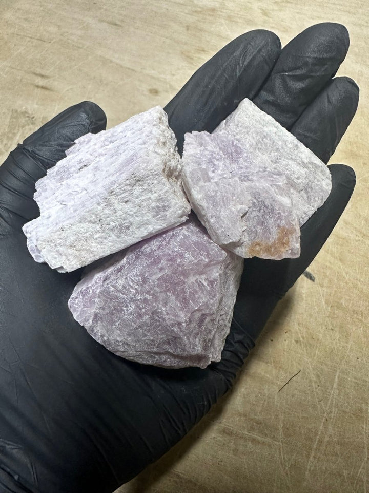 Raw Kunzite / 1.5 - 4" AVG - 1 KILO LOTCrystal River Gems