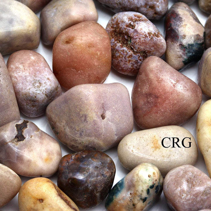 Tumbled Pink Amethyst / 1 - 2" AVG - 1 LB. LOTCrystal River Gems