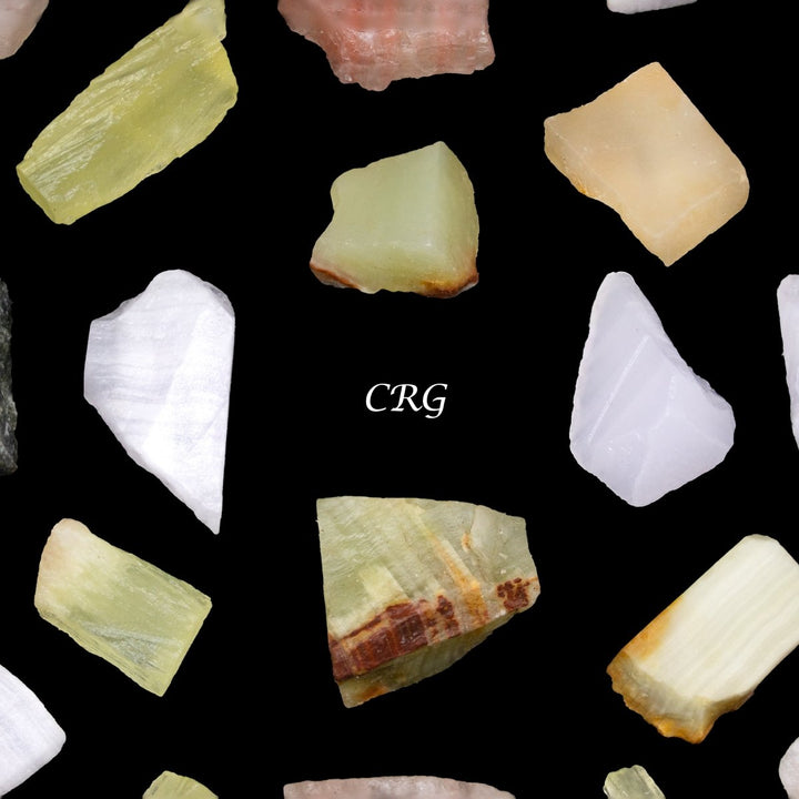 Mixed Calcite Chips - 1 - 19 mm - 1 kg.Crystal River Gems