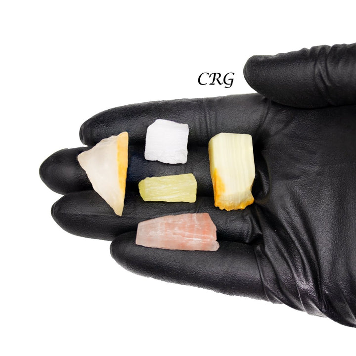 Mixed Calcite Chips - 1 - 19 mm - 1 kg.Crystal River Gems