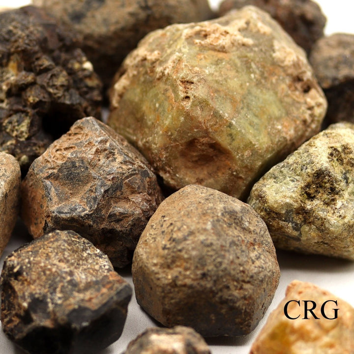 Rough Multicolored Garnets / 0.75 - 1.75" AVG - 1 KILO LOTCrystal River Gems