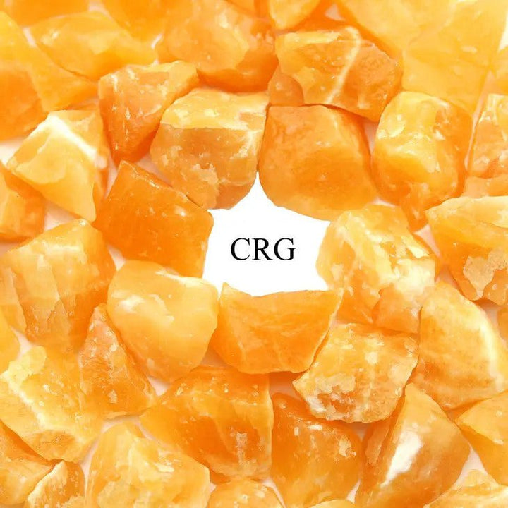 Rough Orange Calcite / 1 - 2.5" AVG - 1 KILO LOTCrystal River Gems