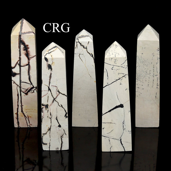 Picture Jasper Towers / 4 - 12cm AVG - 1 KILO LOTCrystal River Gems