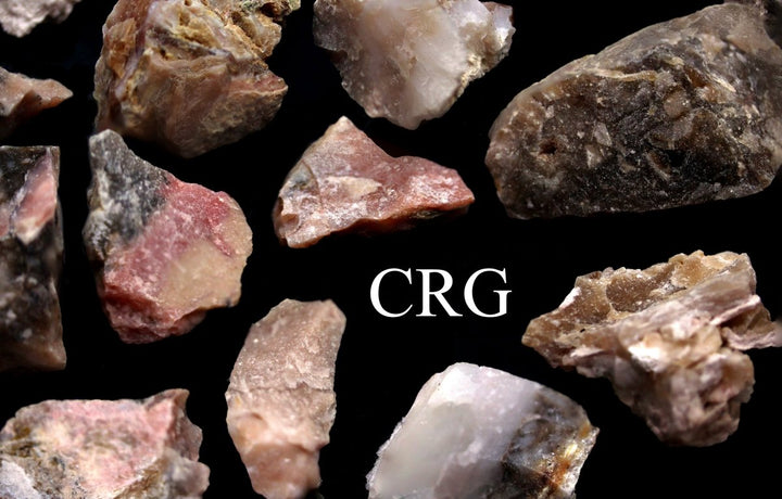 Rough Pink Opal / 1 - 2" AVG - 1 KILO LOTCrystal River Gems