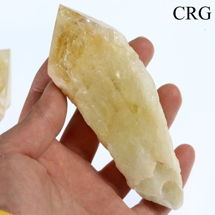 Polished Citrine Cathedral Points / 3 - 6" AVG - 1 KILO LOTCrystal River Gems