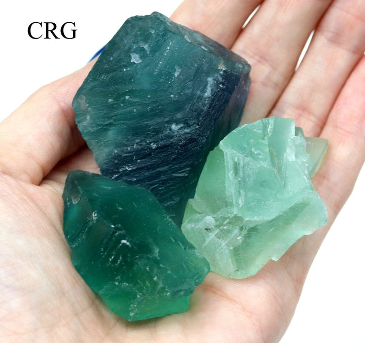 Rough Rainbow Fluorite / 1 - 3" AVG - 1 LB. LOTCrystal River Gems