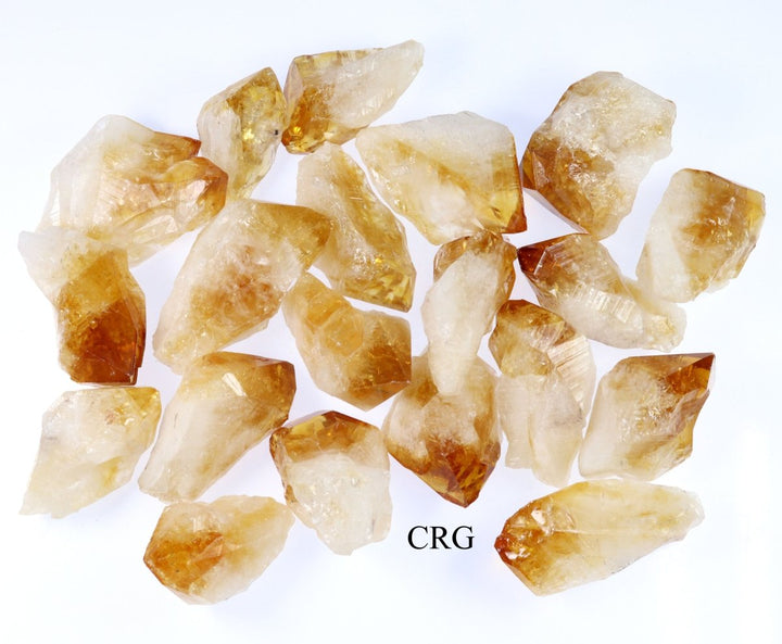 Raw Citrine Points / 2 - 3.5" AVG - 1 KILO LOTCrystal River Gems