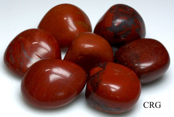 Tumbled Red Jasper / 20 - 40mm AVG - 1 KILO LOTCrystal River Gems