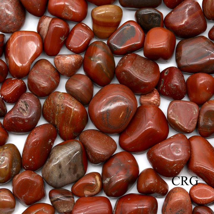 Tumbled Red Jasper / 20 - 40mm AVG - 1 KILO LOTCrystal River Gems