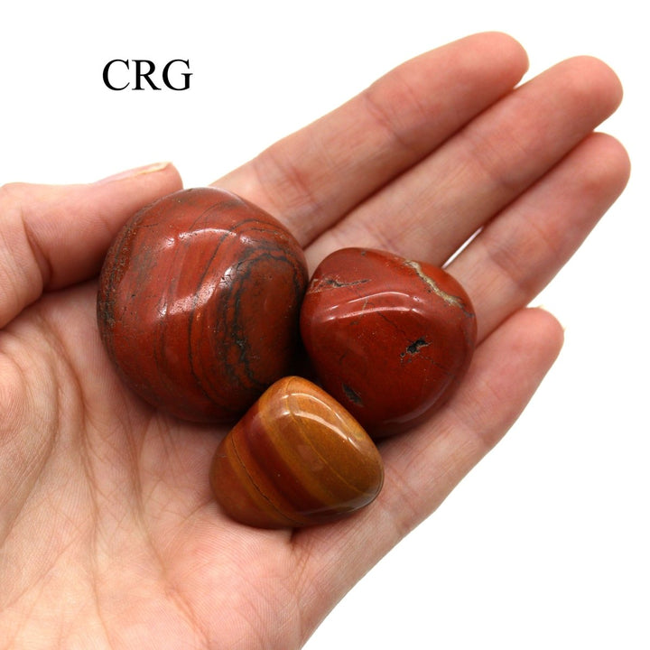 Tumbled Red Jasper / 20 - 40mm AVG - 1 KILO LOTCrystal River Gems
