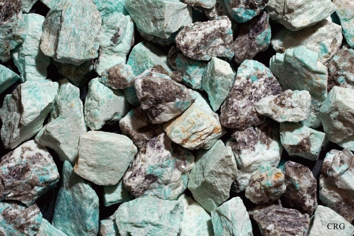 Rough Amazonite / 1 - 2.5" AVG - 1 KILO LOTCrystal River Gems