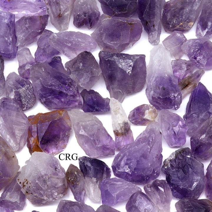 Rough Amethyst Points and Chips / 10 - 30mm AVG - 1 LB. LOTCrystal River Gems