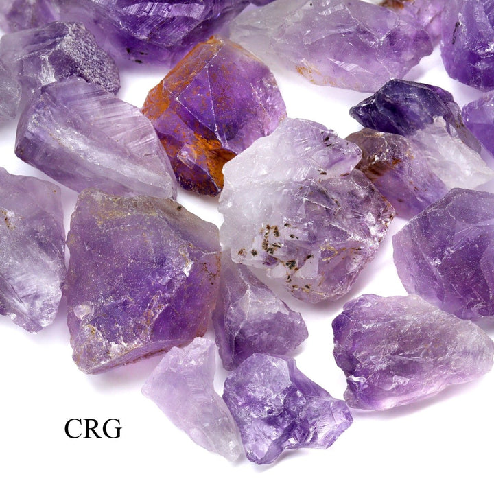 Rough Amethyst Points and Chips / 10 - 30mm AVG - 1 LB. LOTCrystal River Gems