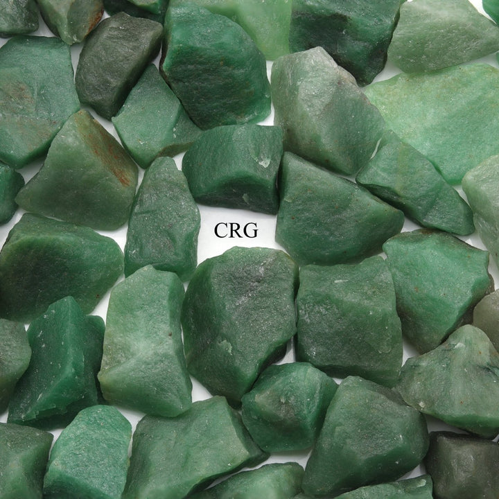 Rough Green Quartz / 30 - 60mm AVG - 1 LB. LOTCrystal River Gems