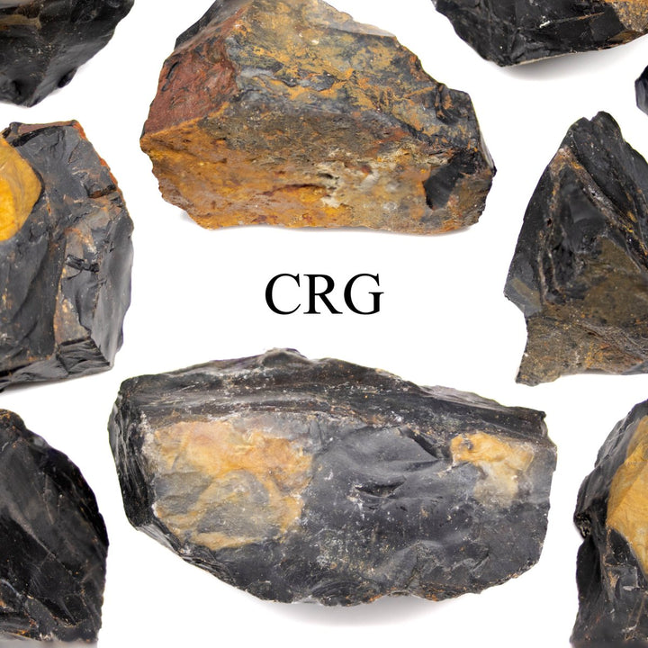 Rough Black Onyx / 1 - 2" AVG - 1 KILO LOTCrystal River Gems
