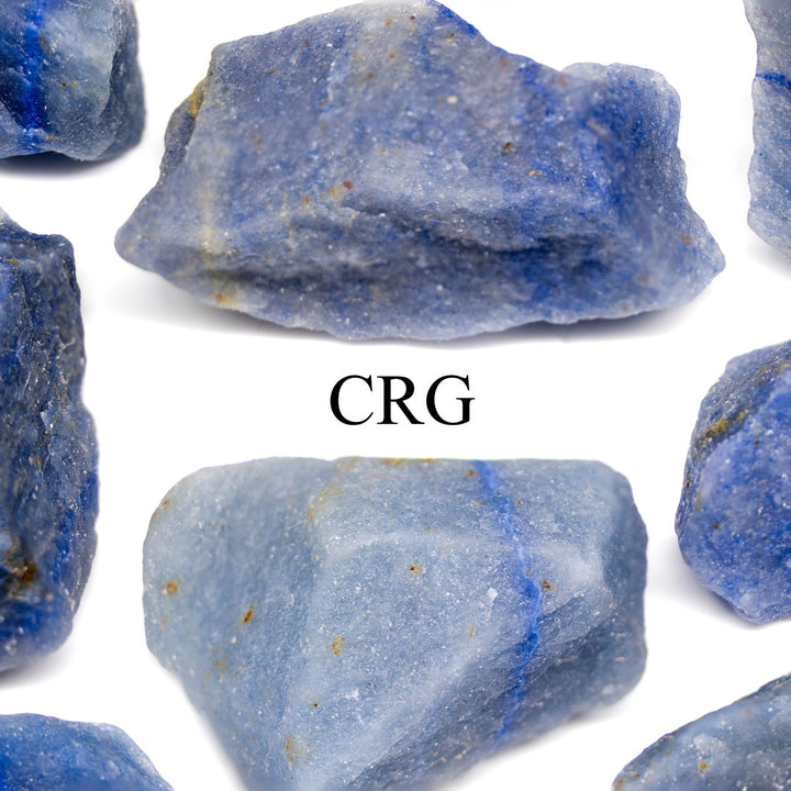 Rough Blue Quartz / 1 - 2.5" AVG - 1 KILO LOTCrystal River Gems
