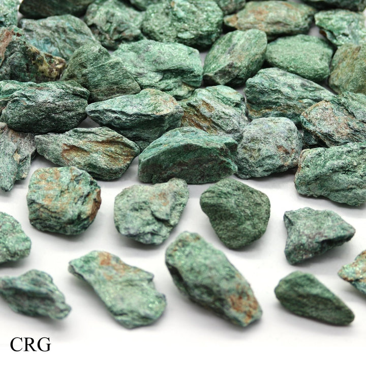 Rough Green Fuchsite / 30 - 60mm AVG - 1 LB. LOTCrystal River Gems
