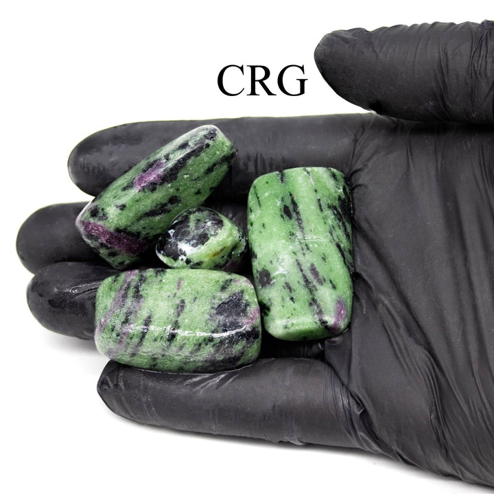 Tumbled Ruby Zoisite / 20 - 50mm AVG - 1 KILO LOTCrystal River Gems