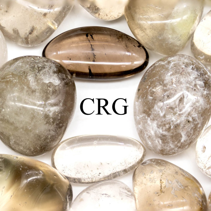 Tumbled Smoky Quartz / 20 - 50mm AVG - 1 KILO LOTCrystal River Gems