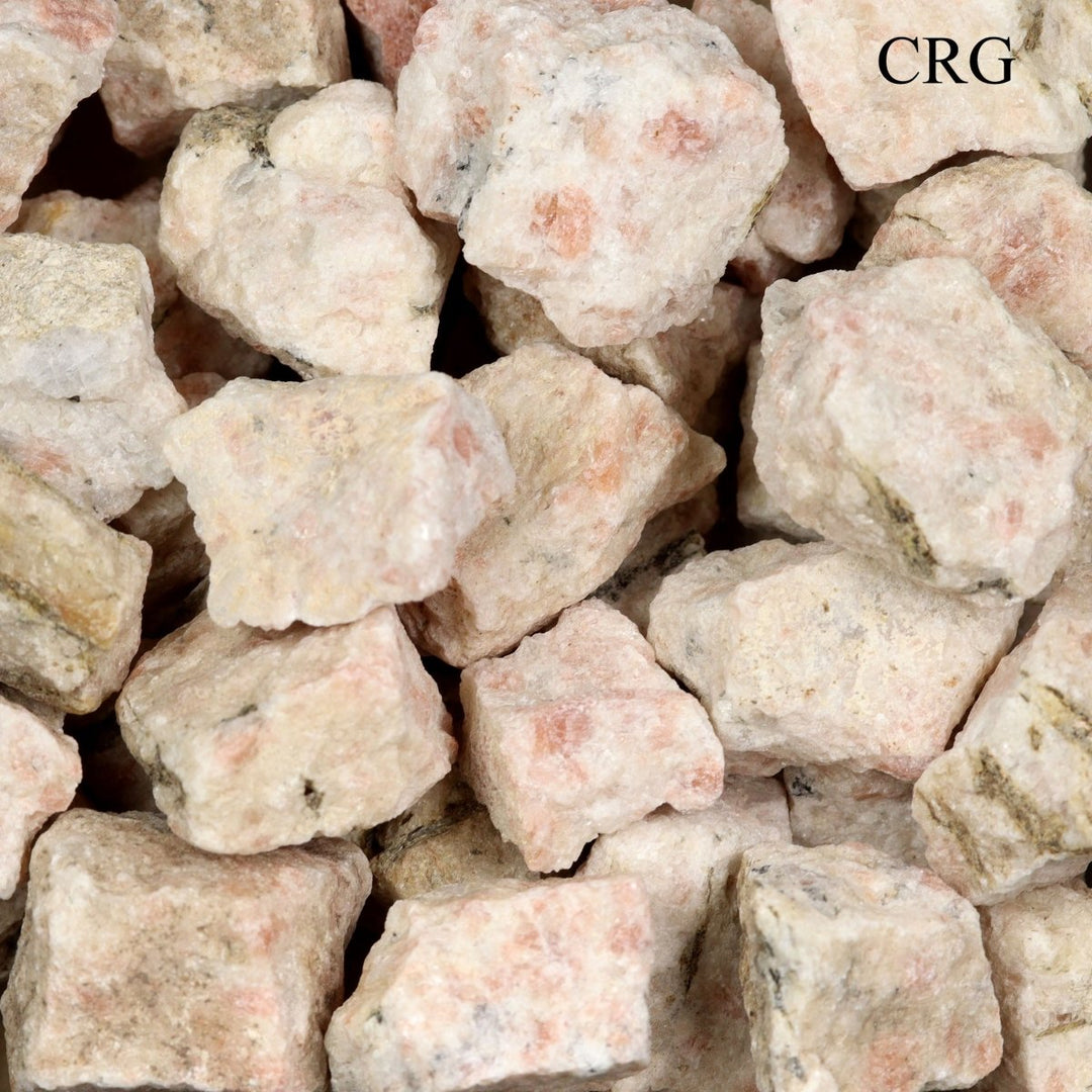 Rough Sunstone / 25 - 55mm AVG - 1 LB. LOTCrystal River Gems