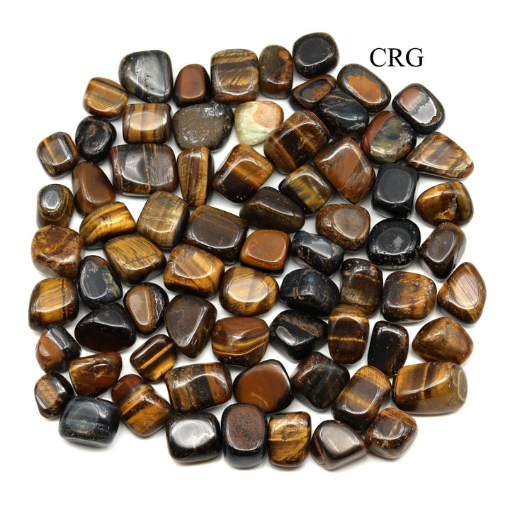 Tumbled Tiger's Eye / 10 - 40mm AVG - 1 KILO LOTCrystal River Gems