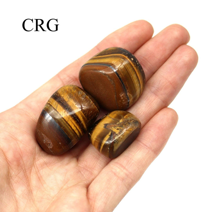 Tumbled Tiger's Eye / 10 - 40mm AVG - 1 KILO LOTCrystal River Gems