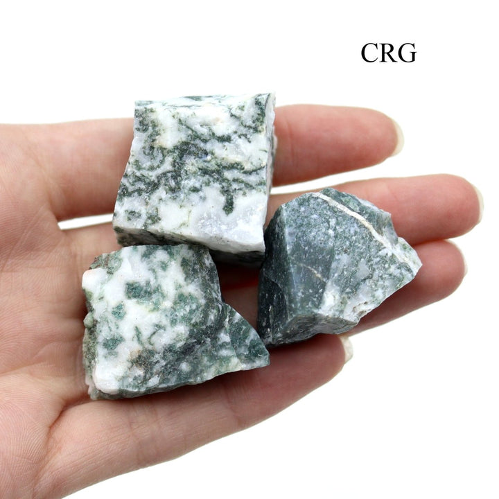 Rough Tree Agate / 25 - 40mm AVG - 1 KILO LOTCrystal River Gems