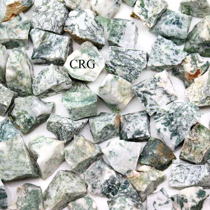 Rough Tree Agate / 25 - 40mm AVG - 1 LB. LOTCrystal River Gems