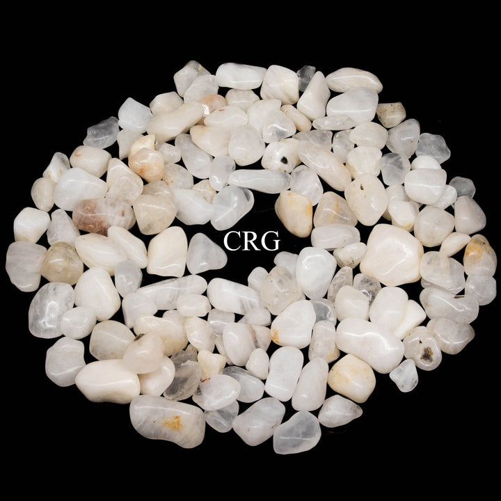 Tumbled Milky Quartz Chips / 5 - 10mm AVG - 1 KILO LOTCrystal River Gems